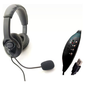 Kit 05 Headset Usb Cancelador De Ruído - Agem Ahx-3000 Plus